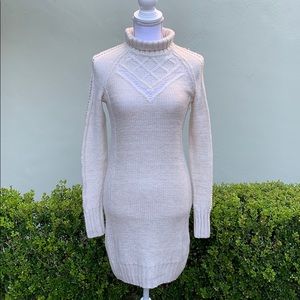 Cream Crotchet Dress
